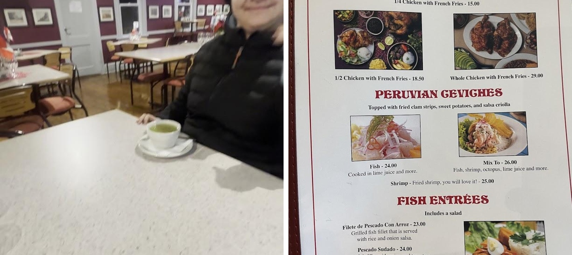 NANA PERUVIAN KITCHEN Menu