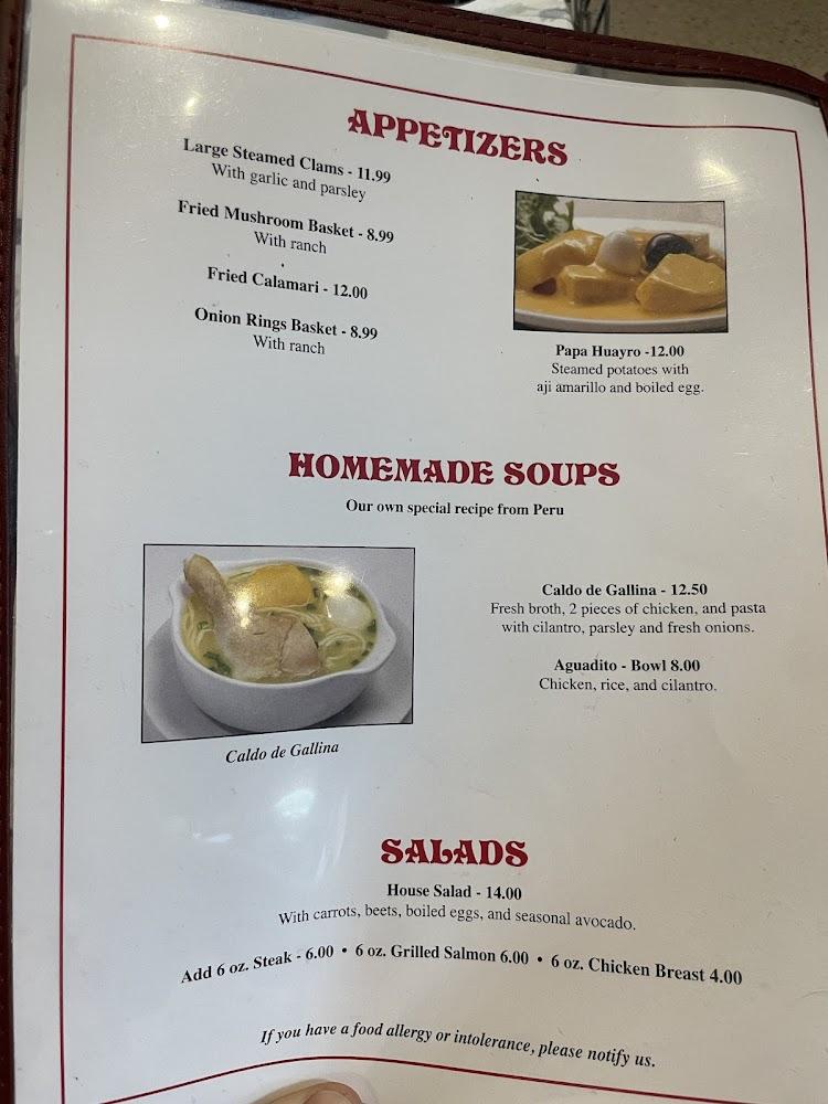 NANA PERUVIAN KITCHEN Menu image 4
